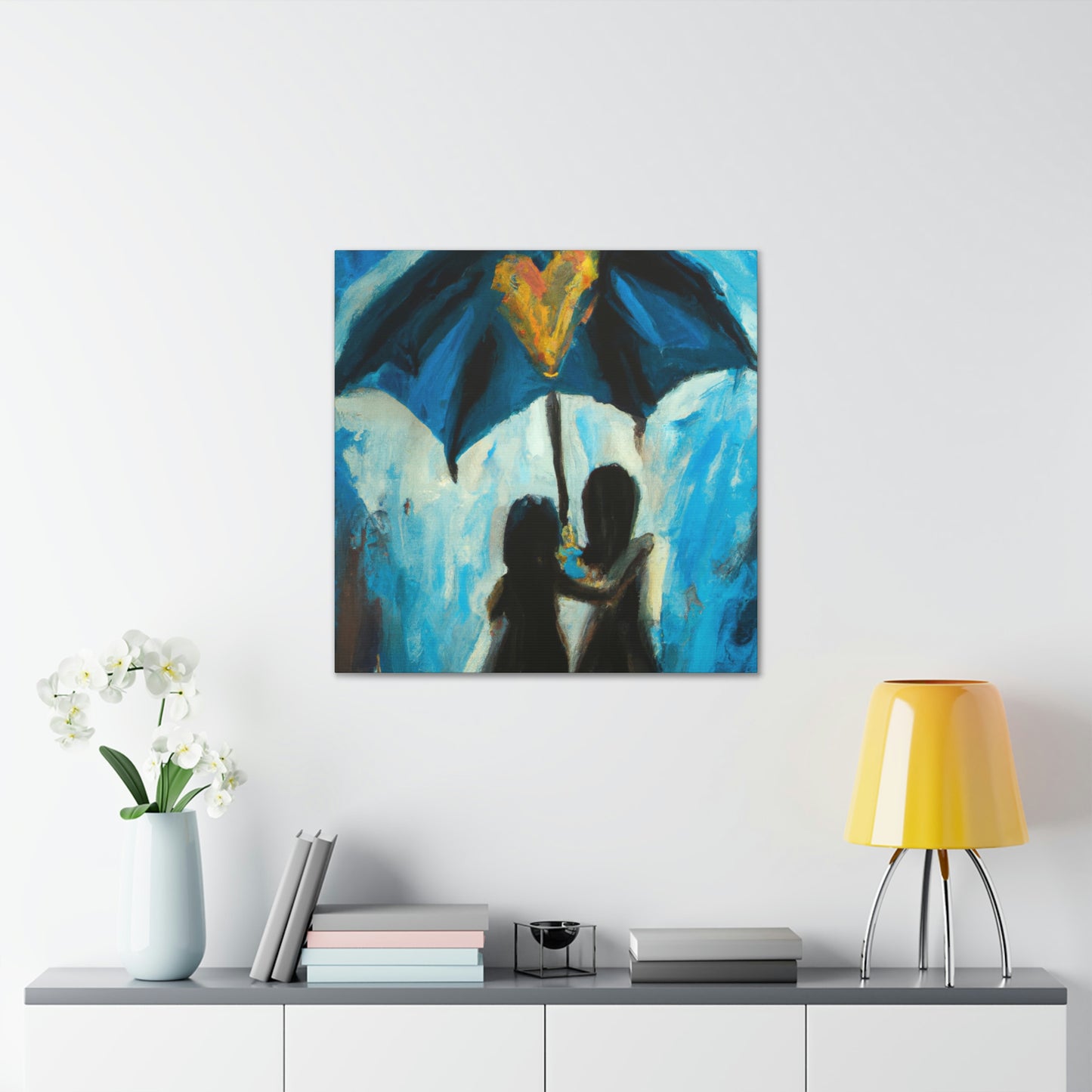 Love Under Rainy Skies - Canvas