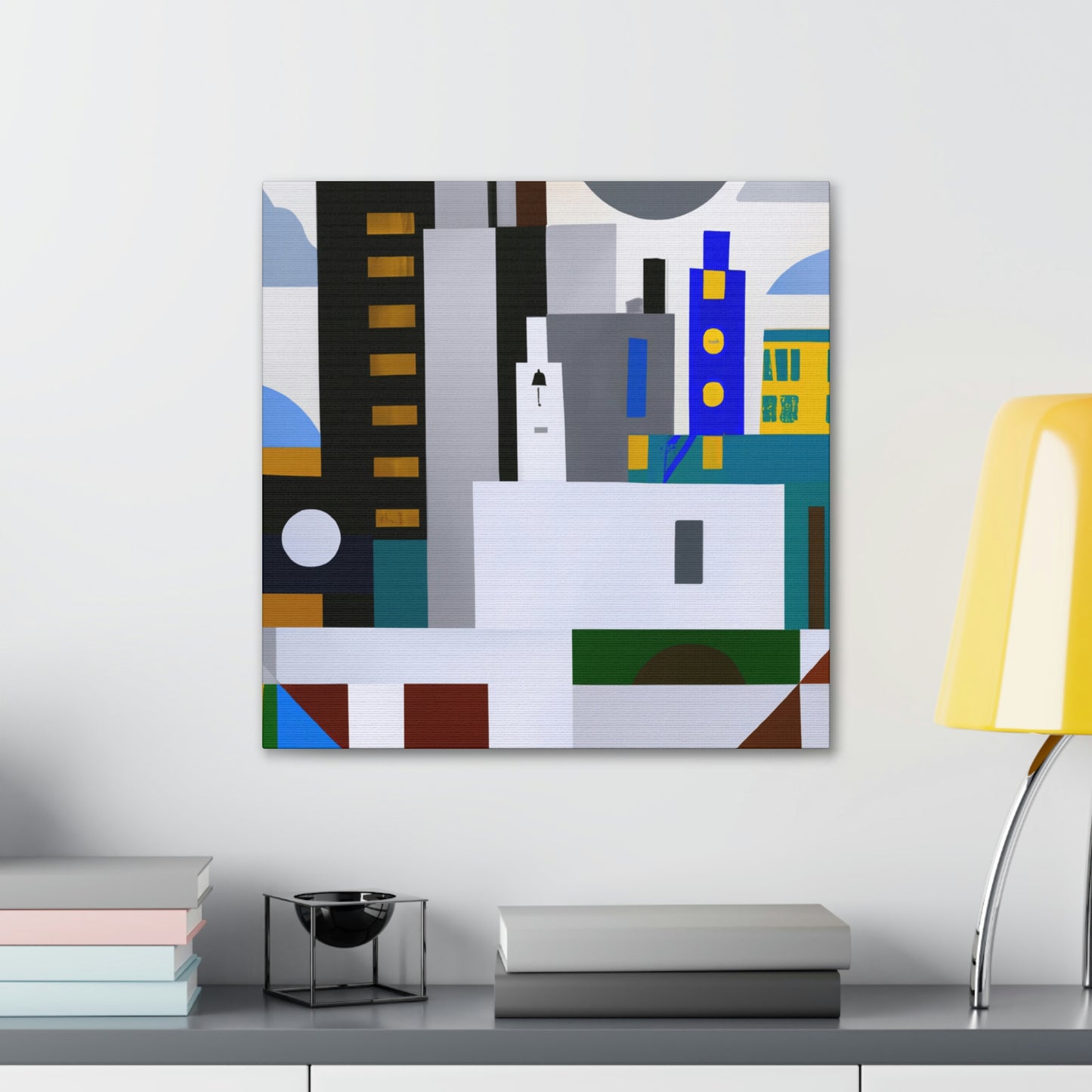 "Modernist Embrace Harmony" - Canvas