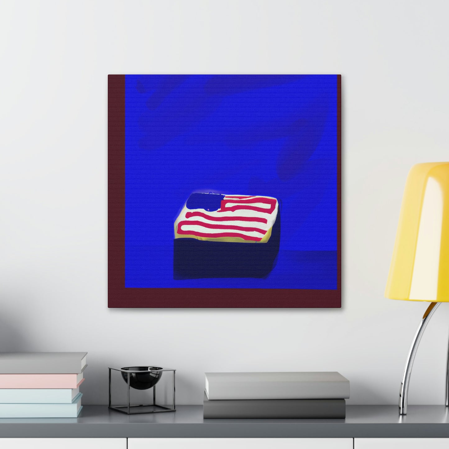 Red, White, Blue. - Canvas