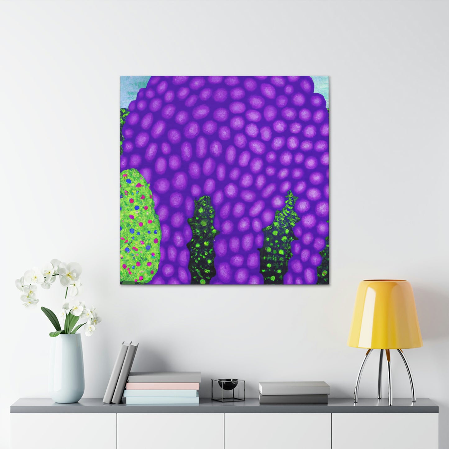 "Wisteria in Abstraction" - Canvas