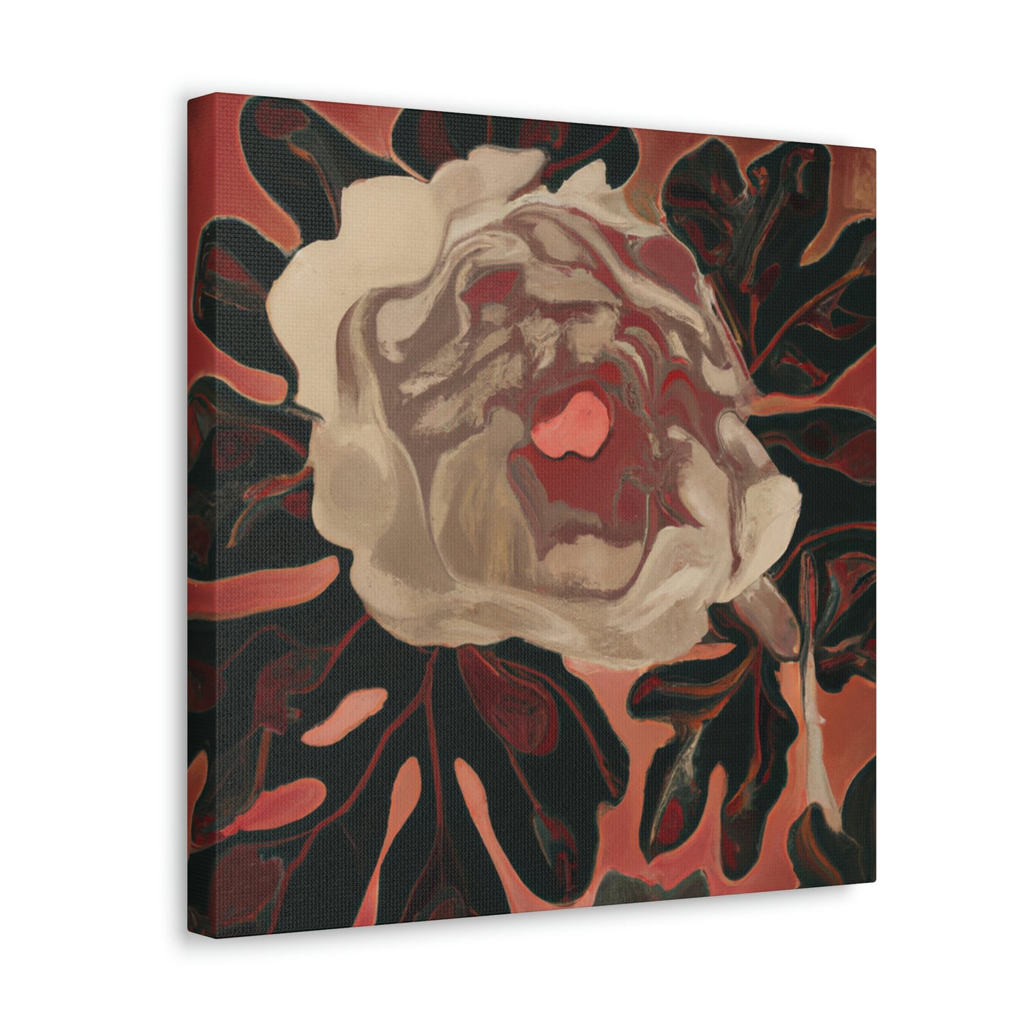 "Peony in Petals" - Canvas