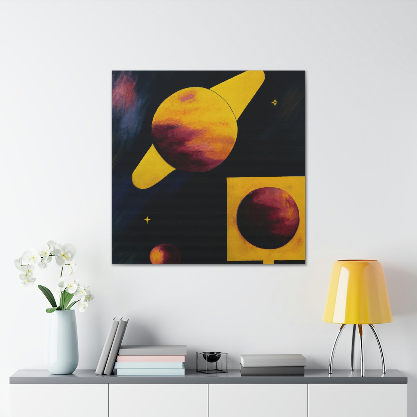 "Pluto, Planetary Enigma" - Canvas