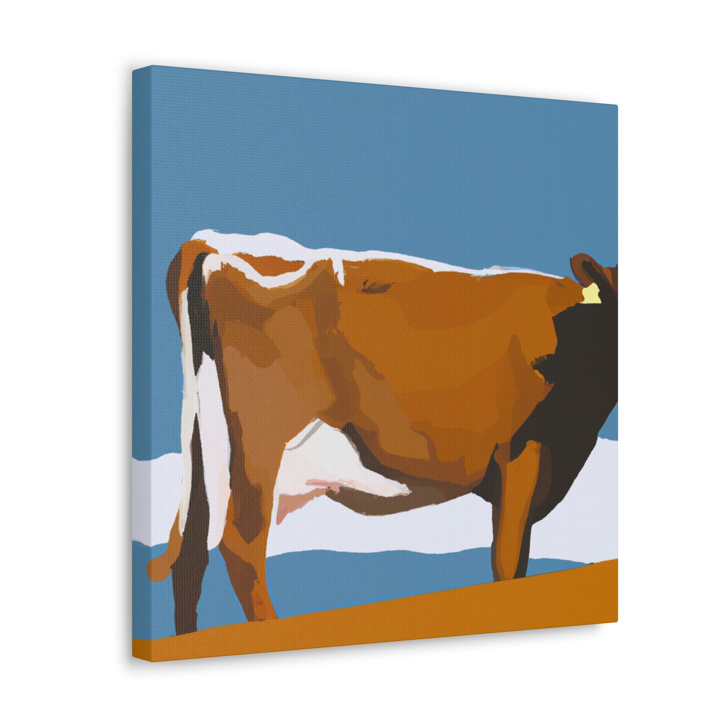 "Jersey Cow Contemplation" - Canvas