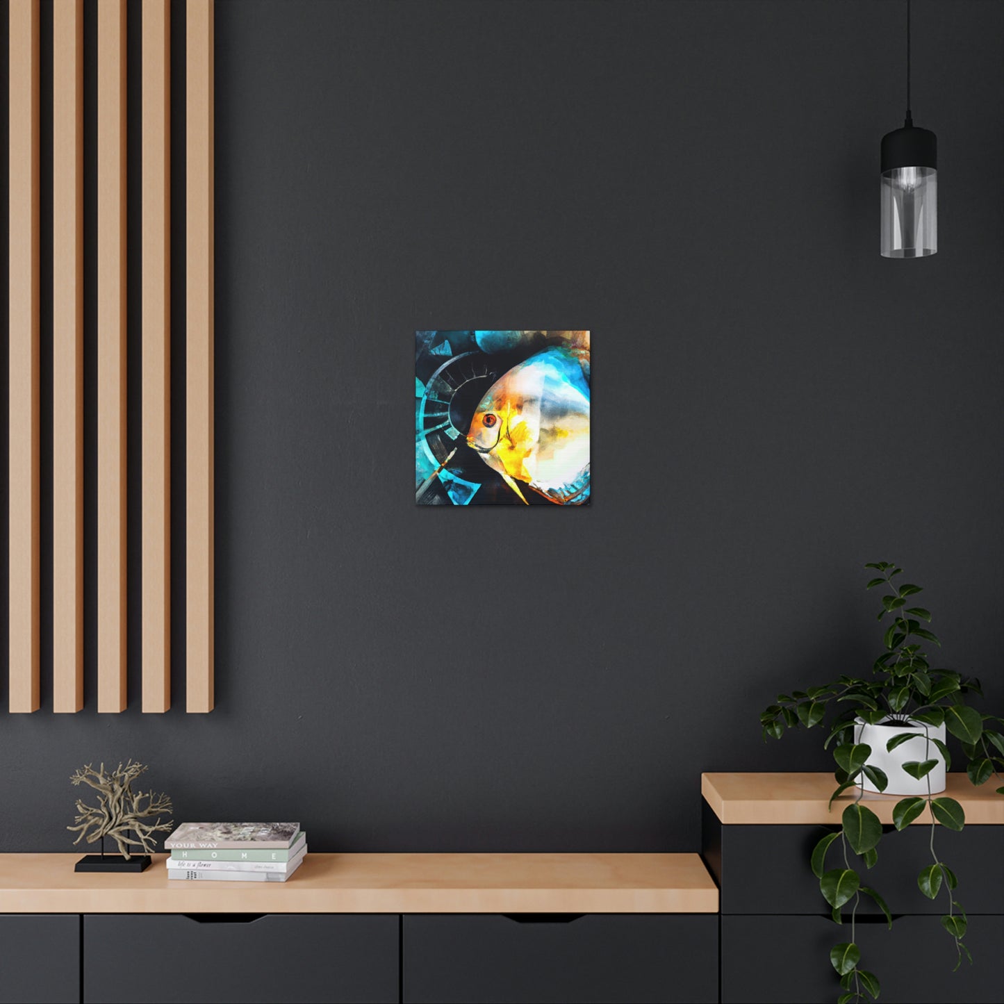 Discus in Reflection - Canvas