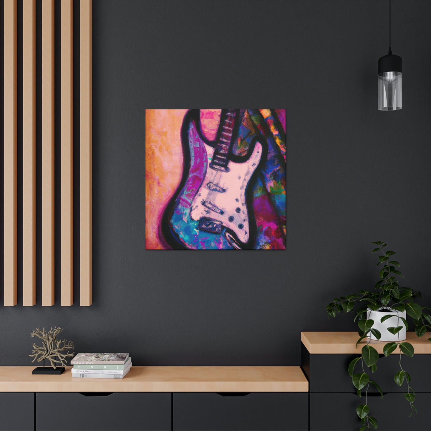 Fender in Abstract Form - Canvas