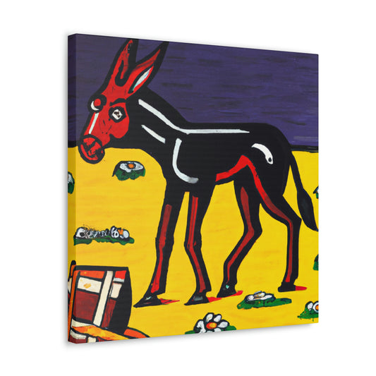 The Donkey's Style Dance - Canvas