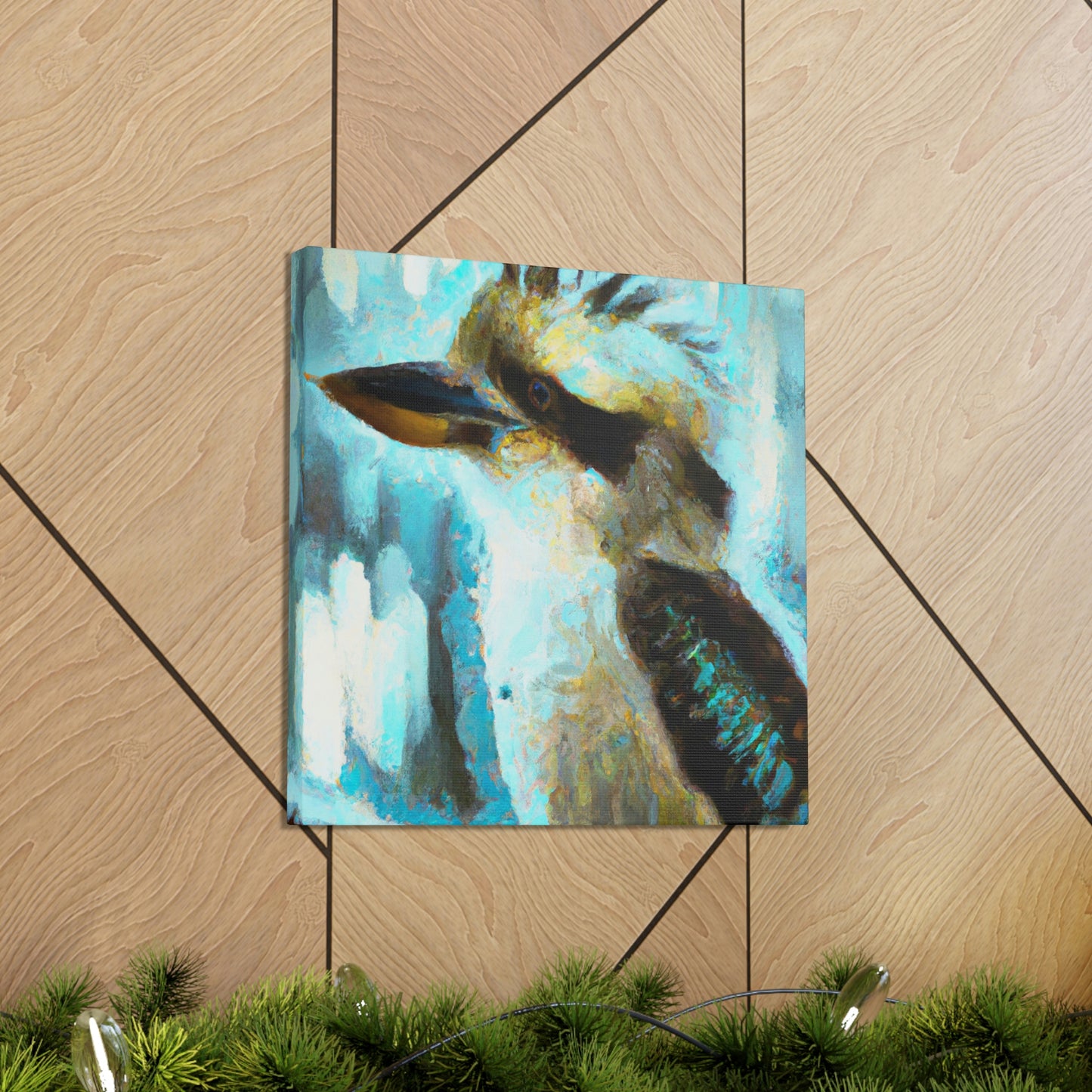 Kookaburra in Flight - Canvas