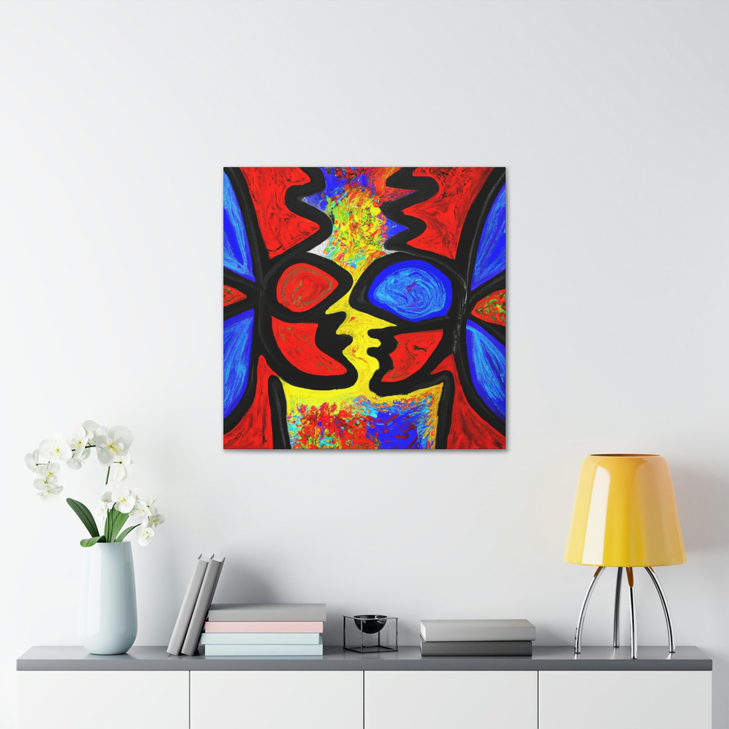 Love Winged Embraces - Canvas