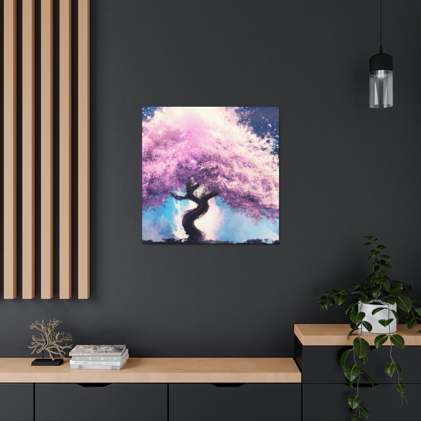 "Cherry Blossom Wonderment" - Canvas