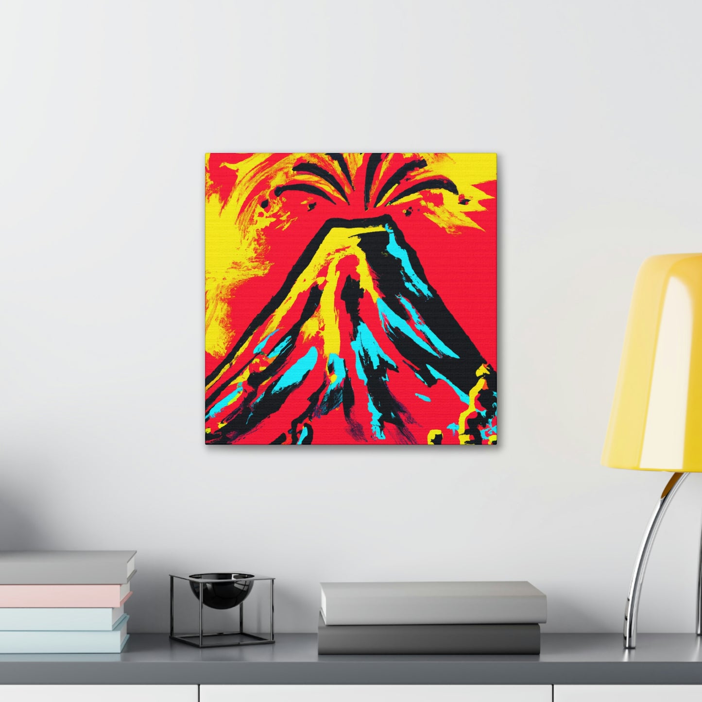 Volcano's Explosive Fury - Canvas