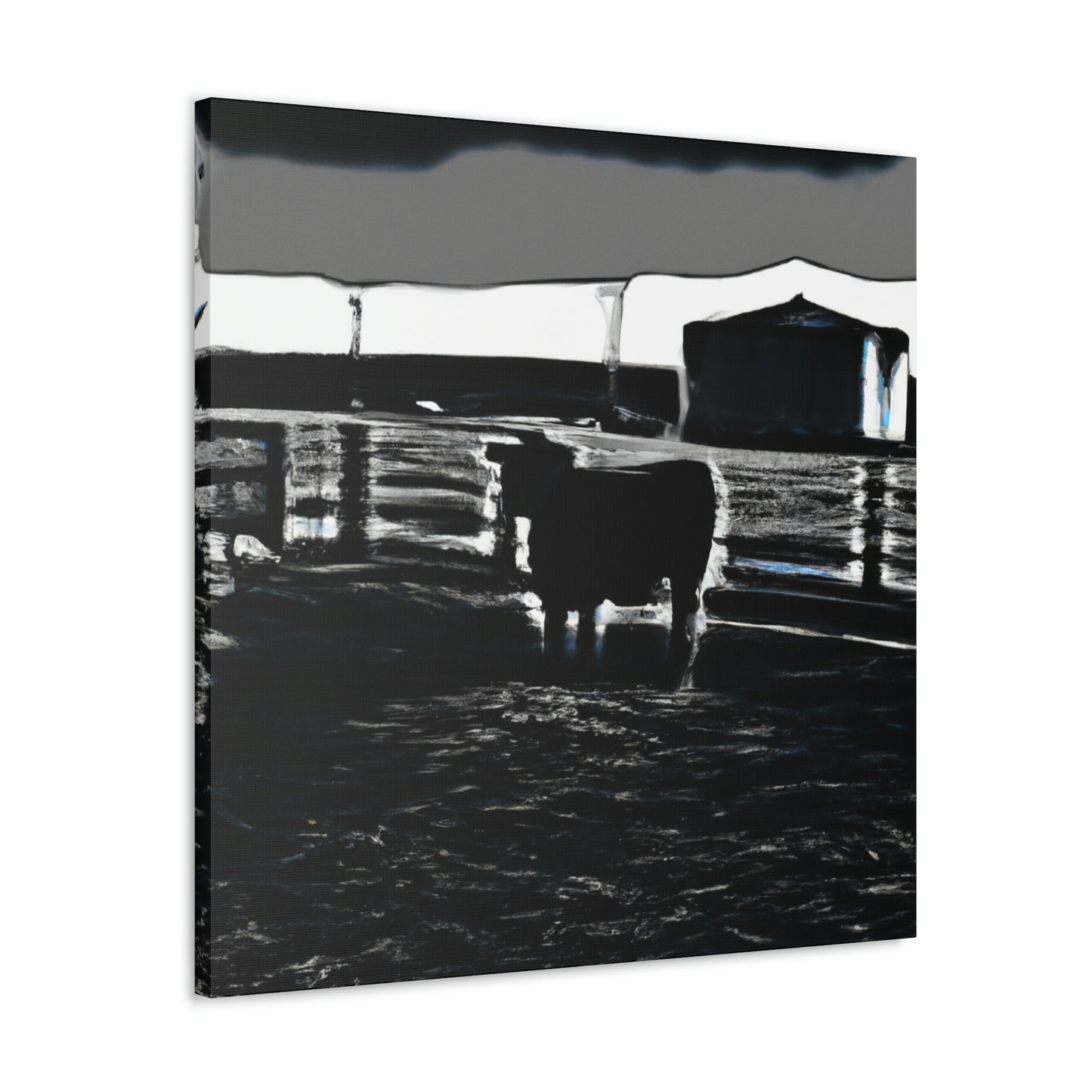 Black Angus Majesty - Canvas