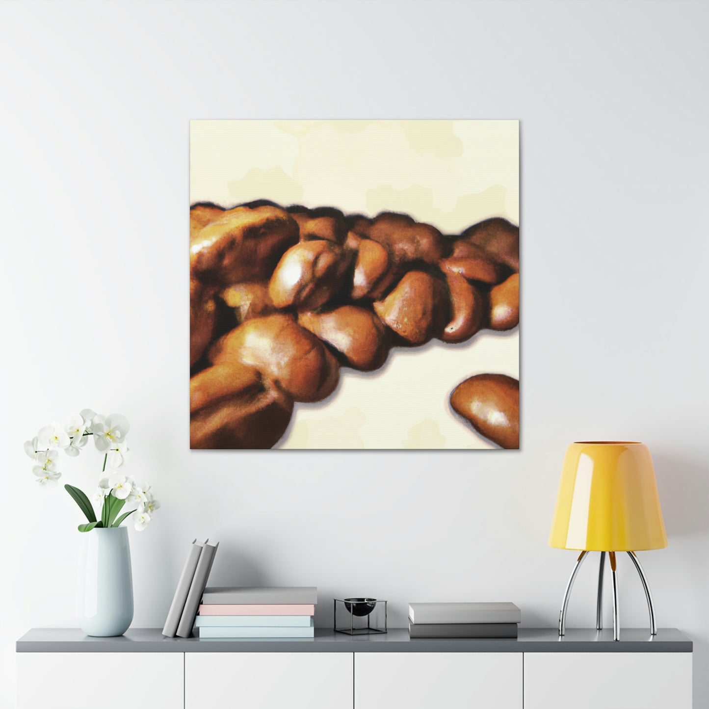 Coffee Beans in Neoclassicism - Canvas