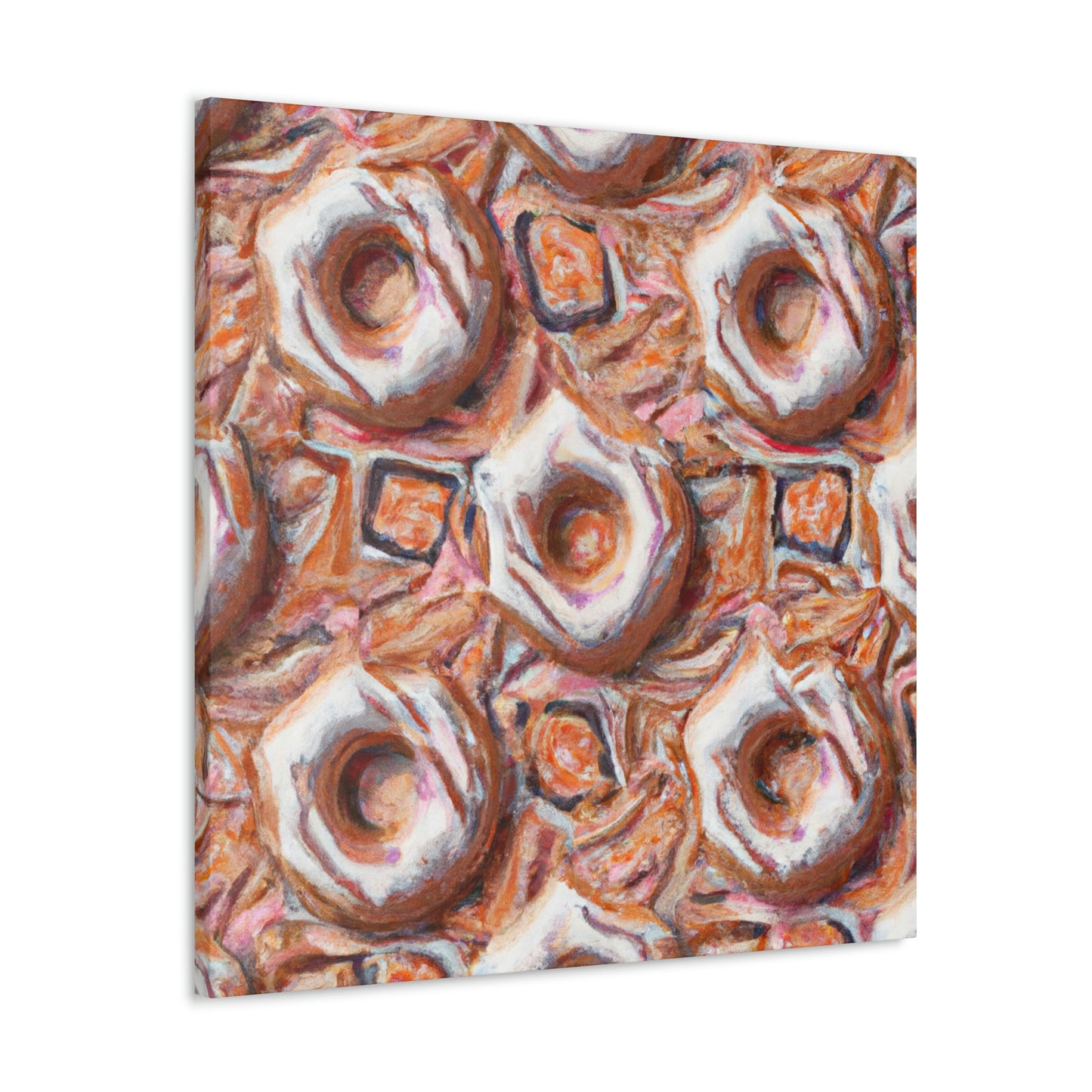 "Sugared Doughnut Delight" - Canvas