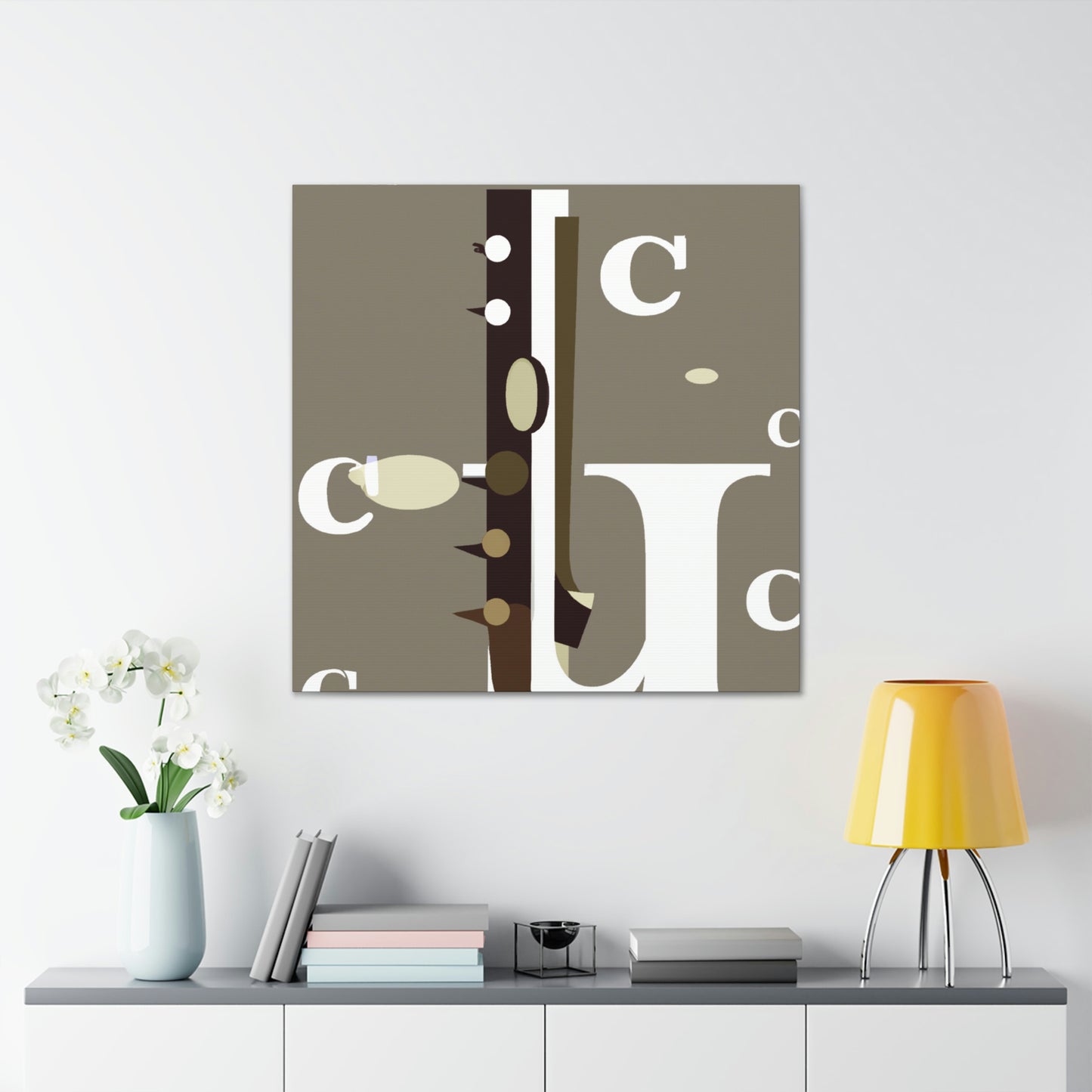 "Clarinet in Simplicity" - Canvas