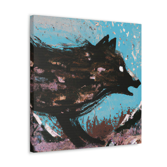 Wolf in the Wilderness - Canvas