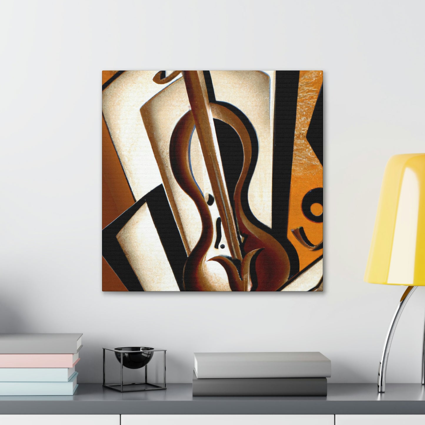 Vivid Violin Nocturne - Canvas