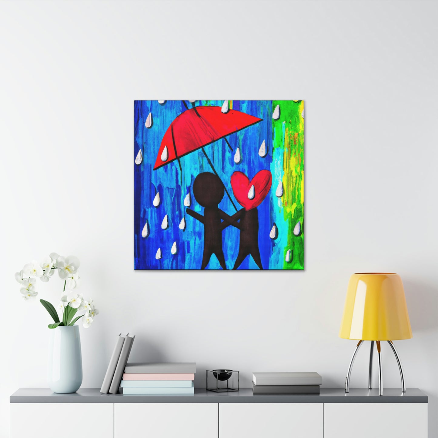 Love in the Rain - Canvas