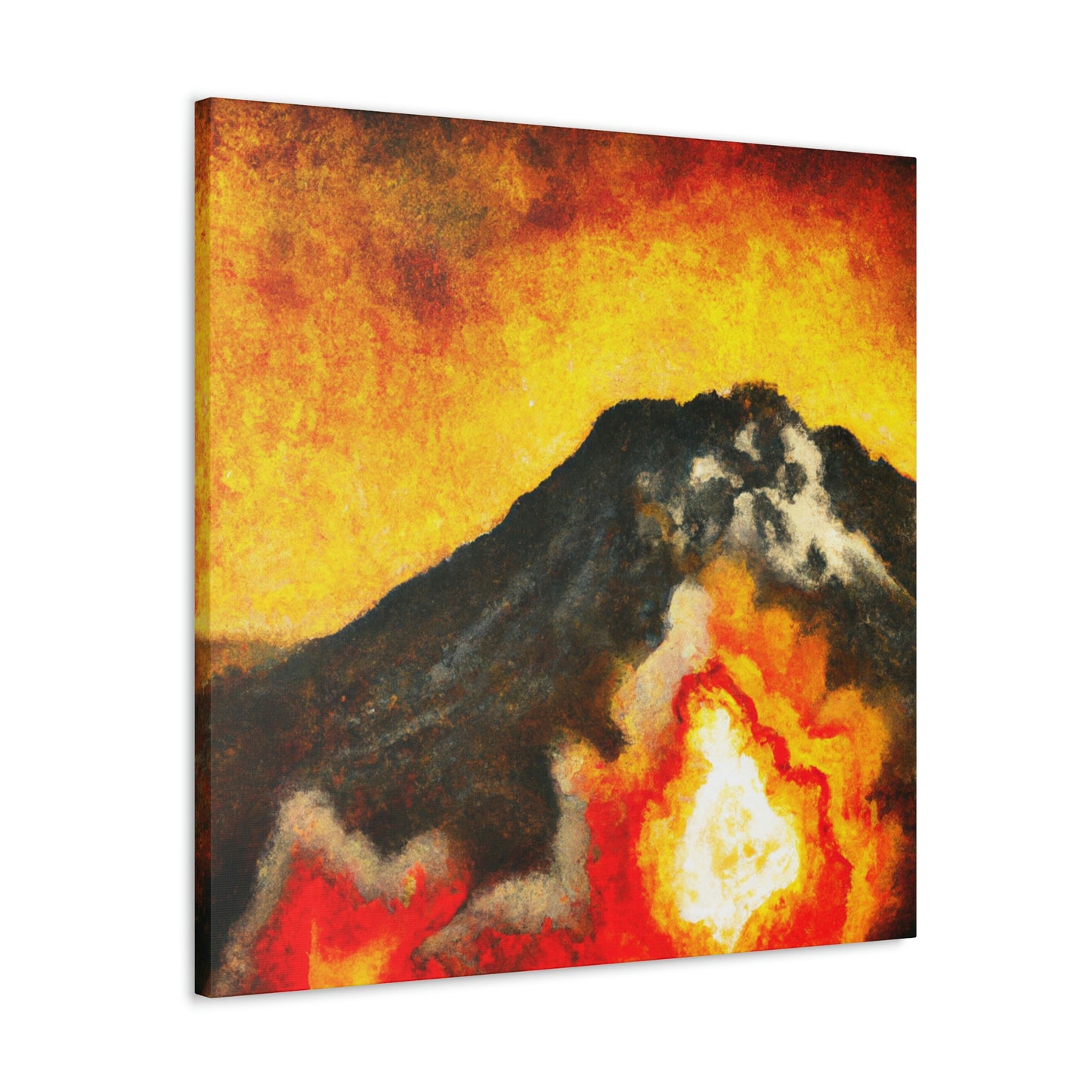 Volcanic Inferno Blaze - Canvas