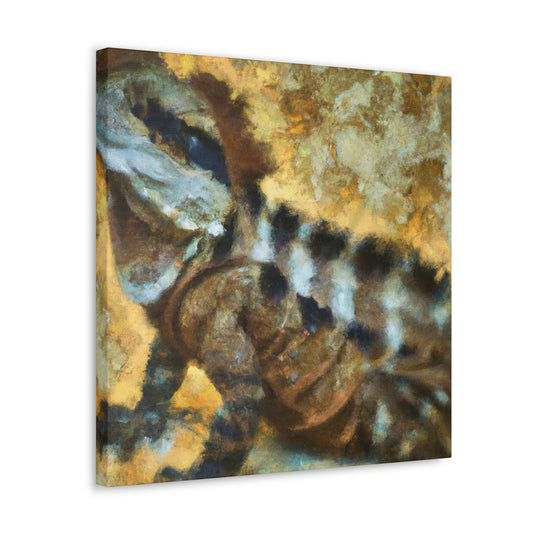 "Fanciful Frilled Lizard" - Canvas