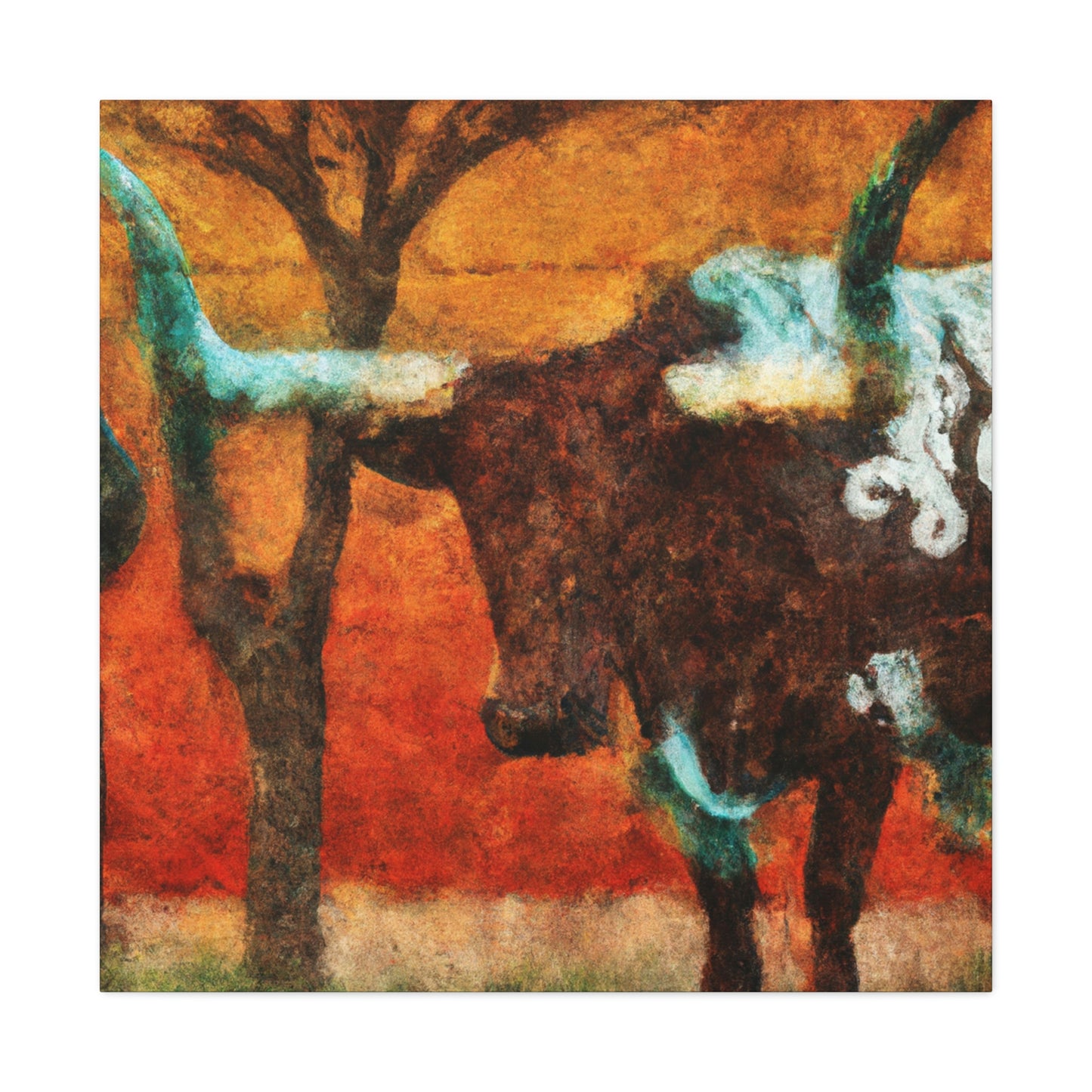 Texas Longhorn Power - Canvas