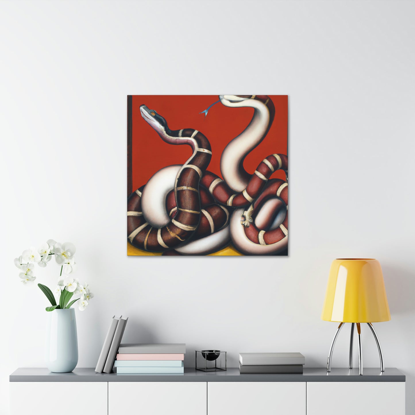 "Slithering Art Deco" - Canvas