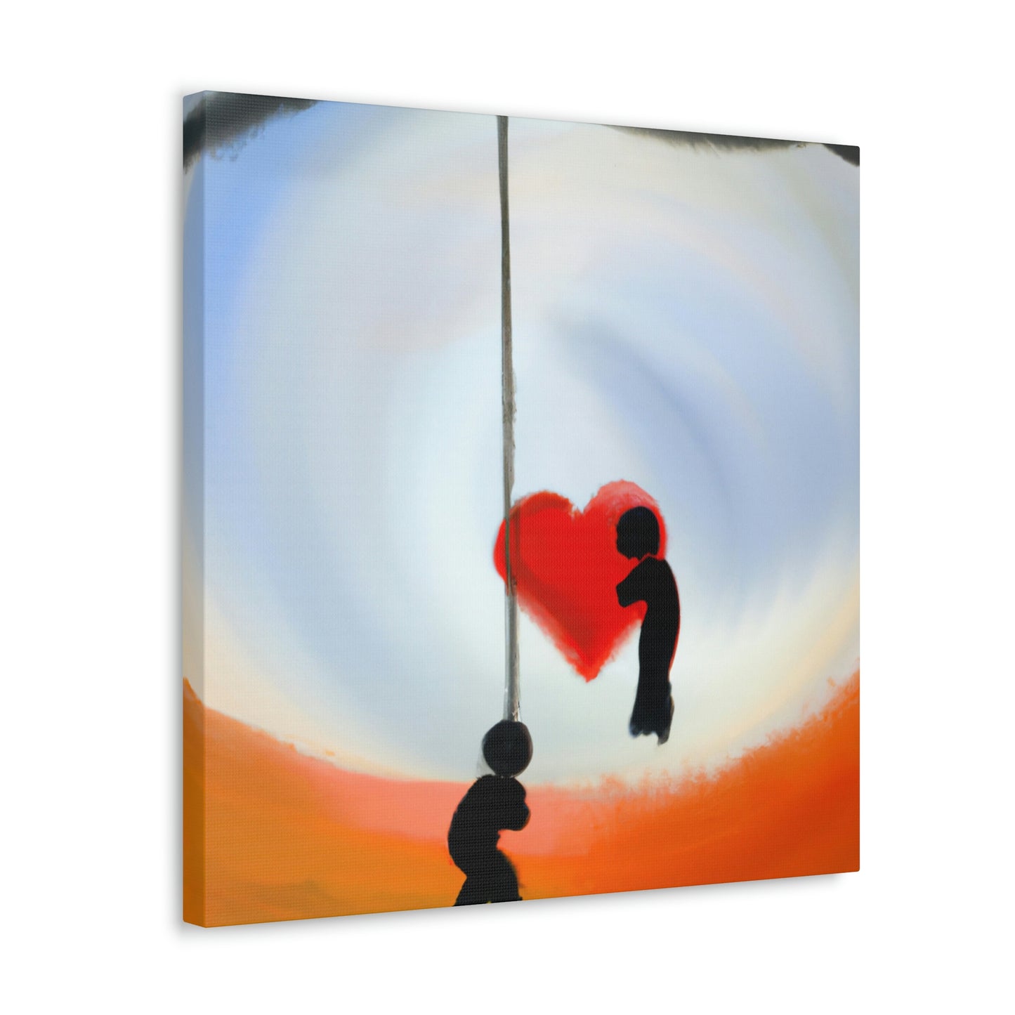 "Love Swings Serenely" - Canvas