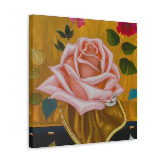 Rose in Radiance. - Canvas