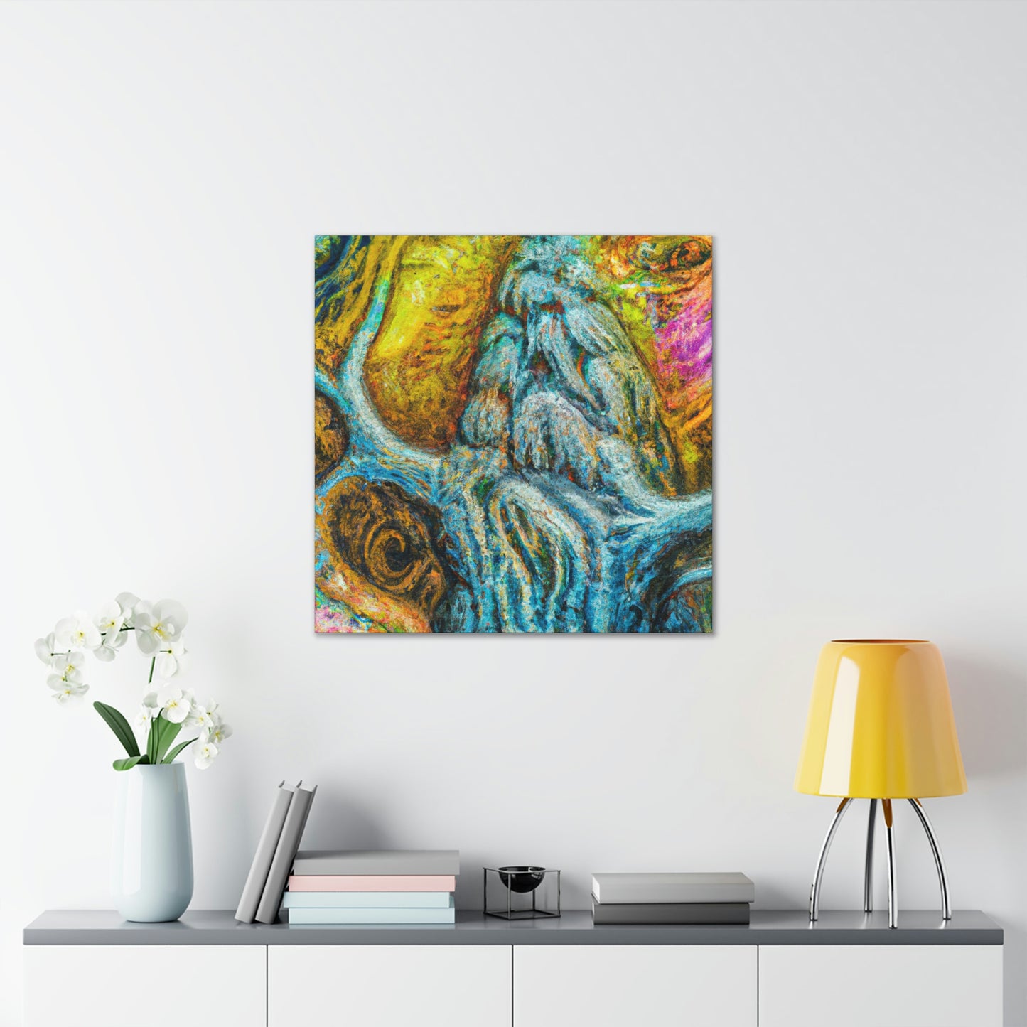 Cypress in Expressionism - Canvas