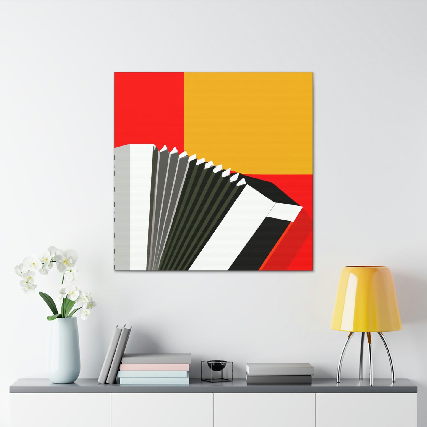 "Accordion Minimalism" - Canvas