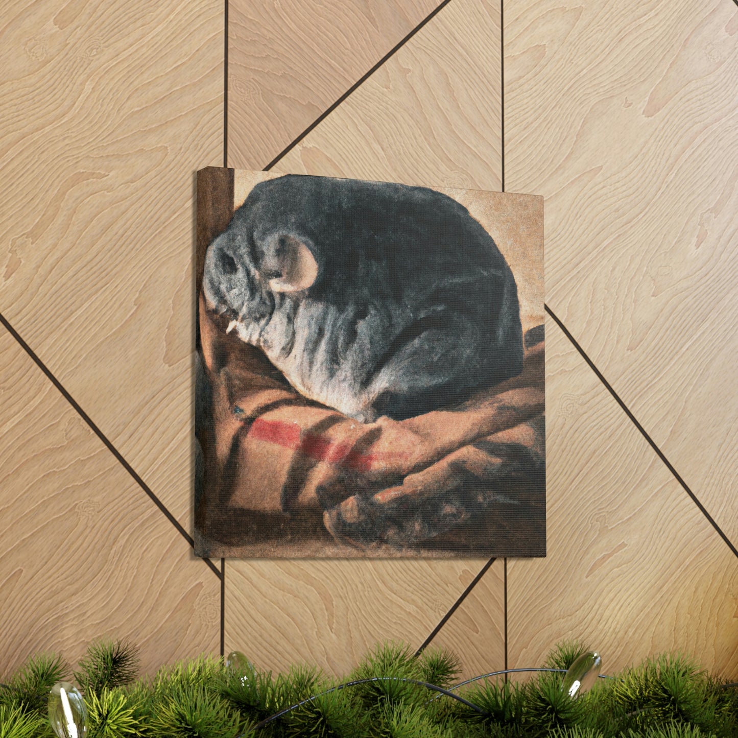 "Chinchilla in Dreamscapes" - Canvas