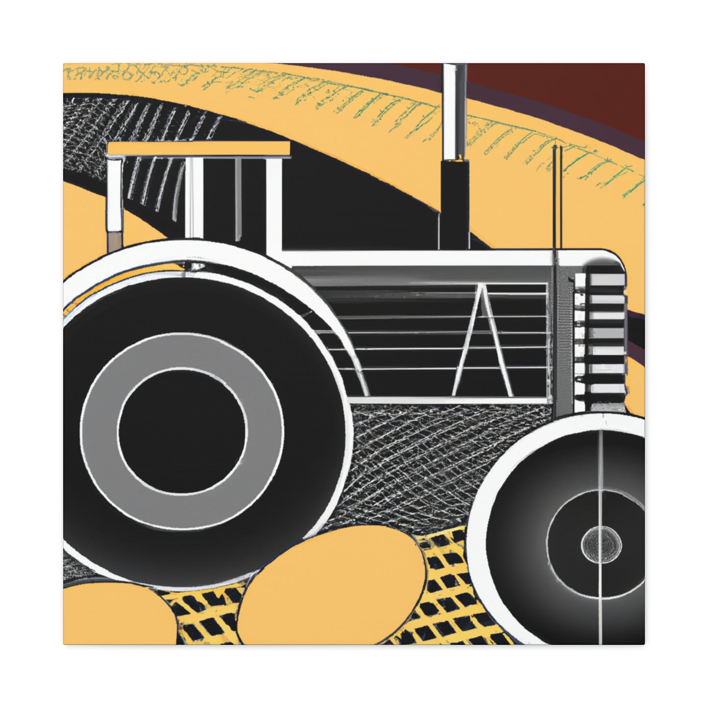 Tractor in the Jazz Age - Canvas