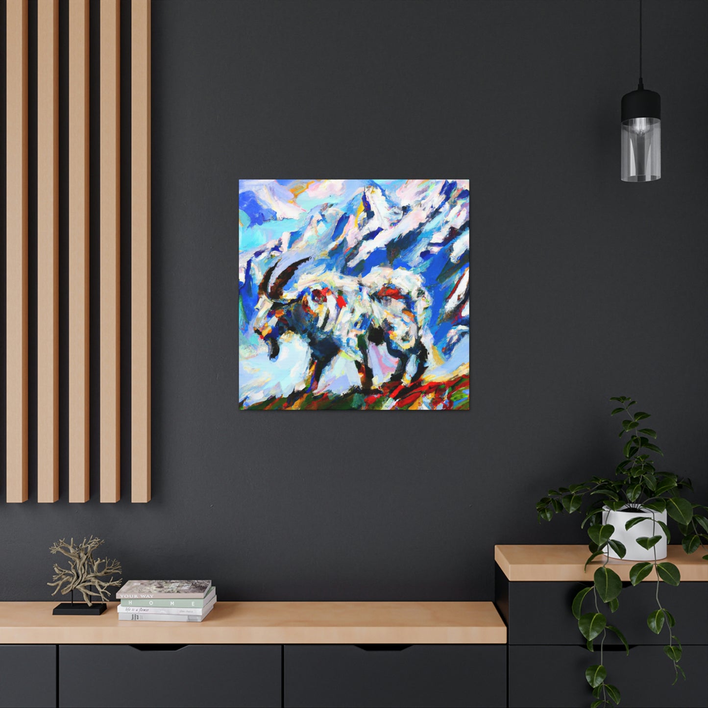 Mountain Goat Constellation - Canvas