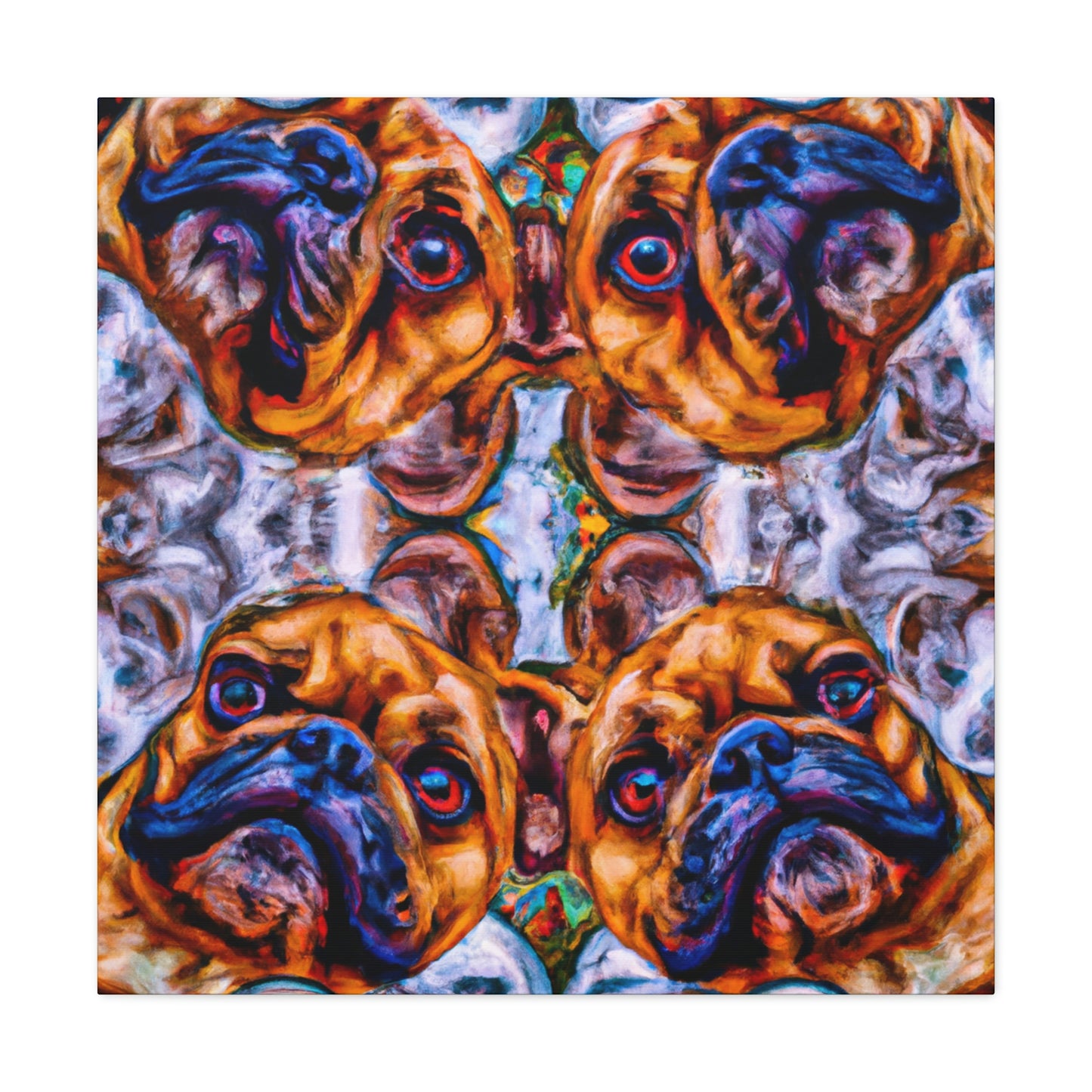 "French Bulldog Splendor" - Canvas