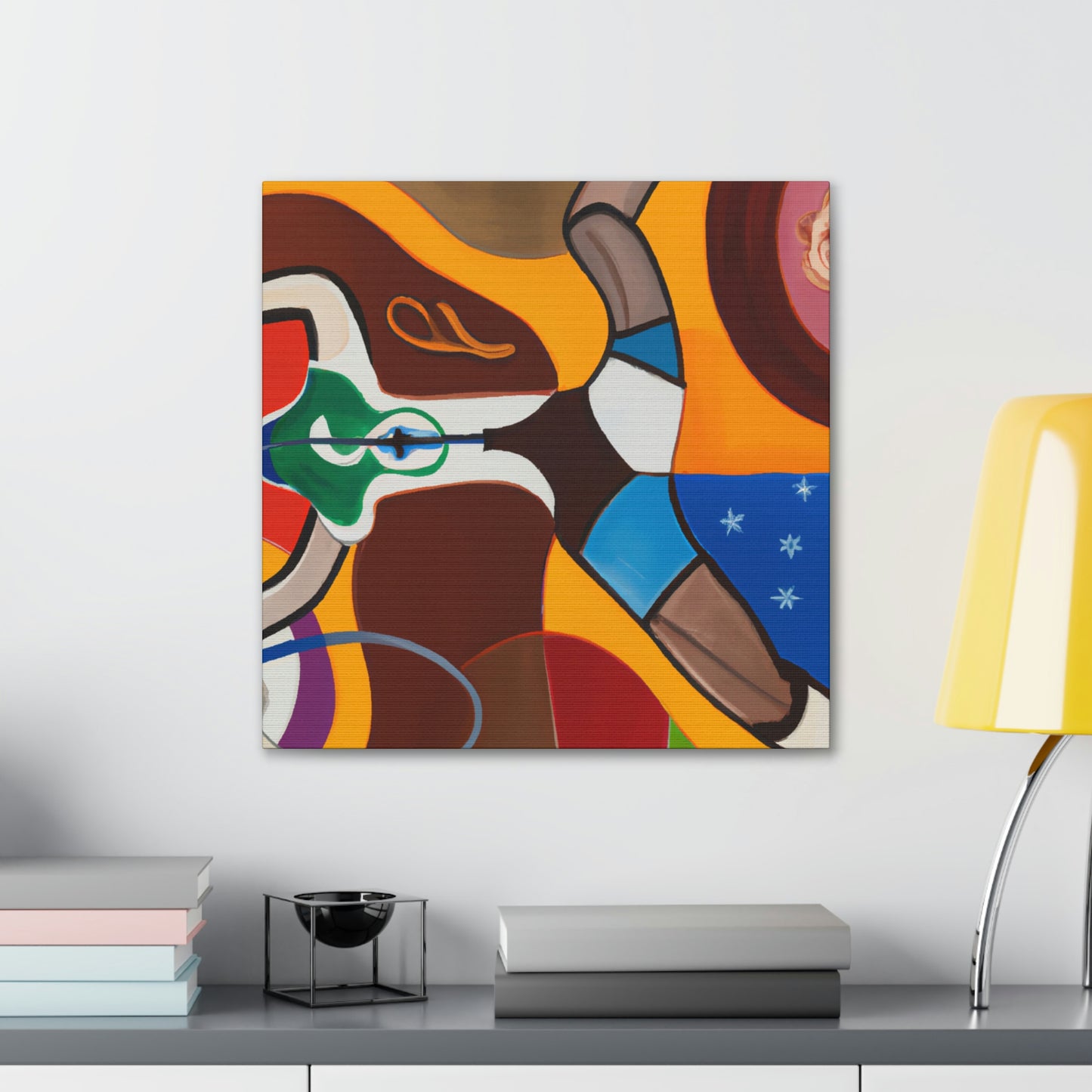 Hockey in Art Deco - Canvas