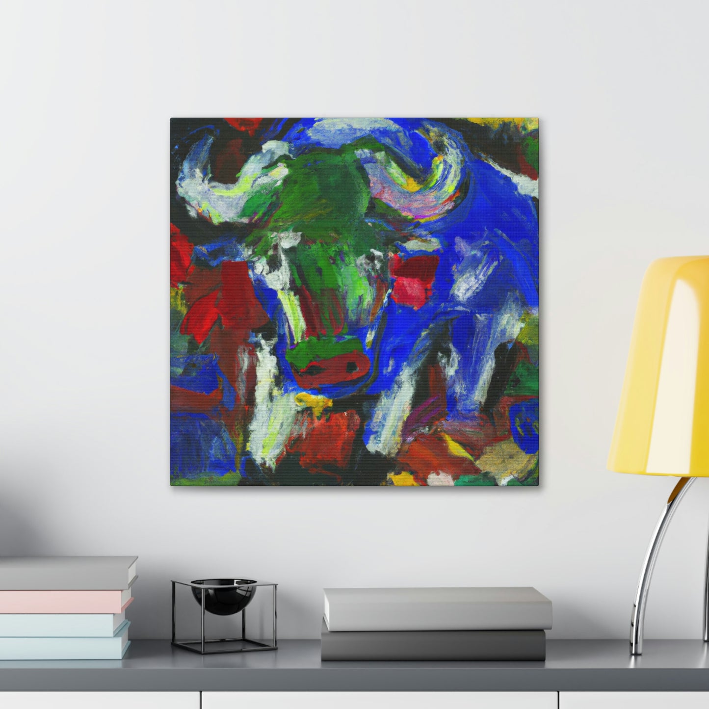 "Buffalo in Abstraction" - Canvas