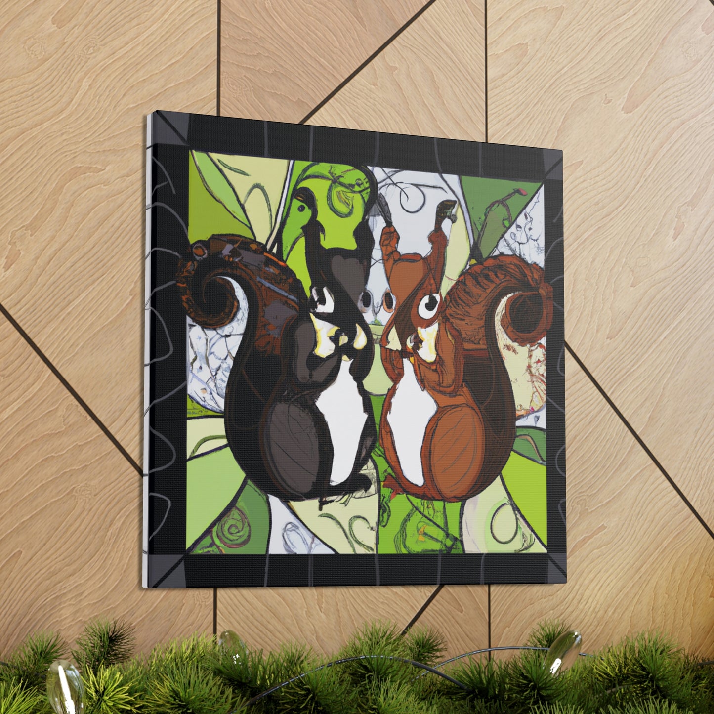 Squirrels in Motion - Canvas