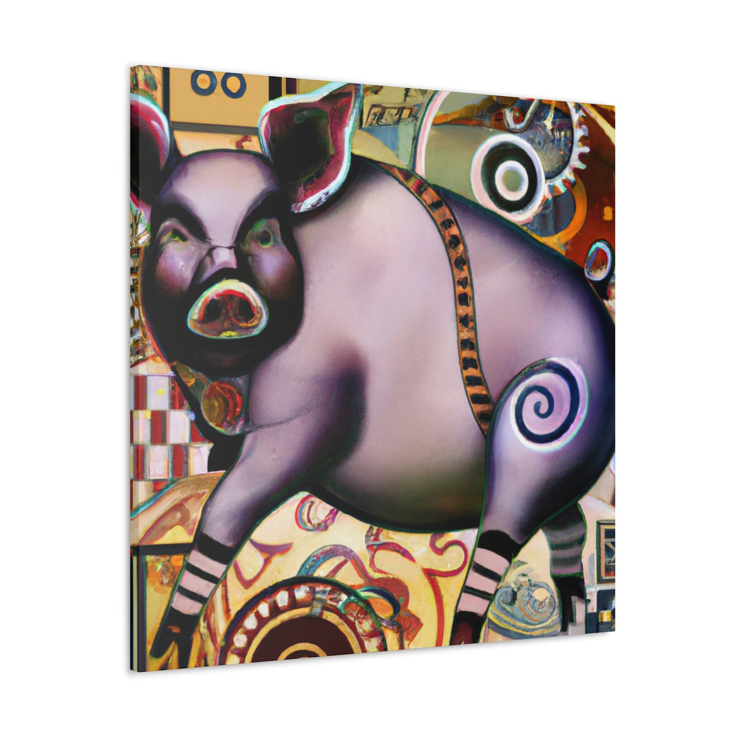 Pig of Affluence. - Canvas