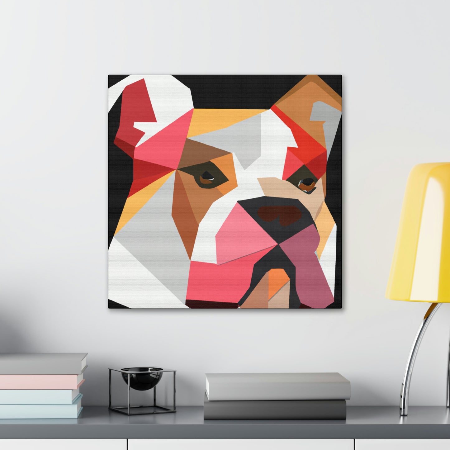 American Bulldog Minimalism - Canvas