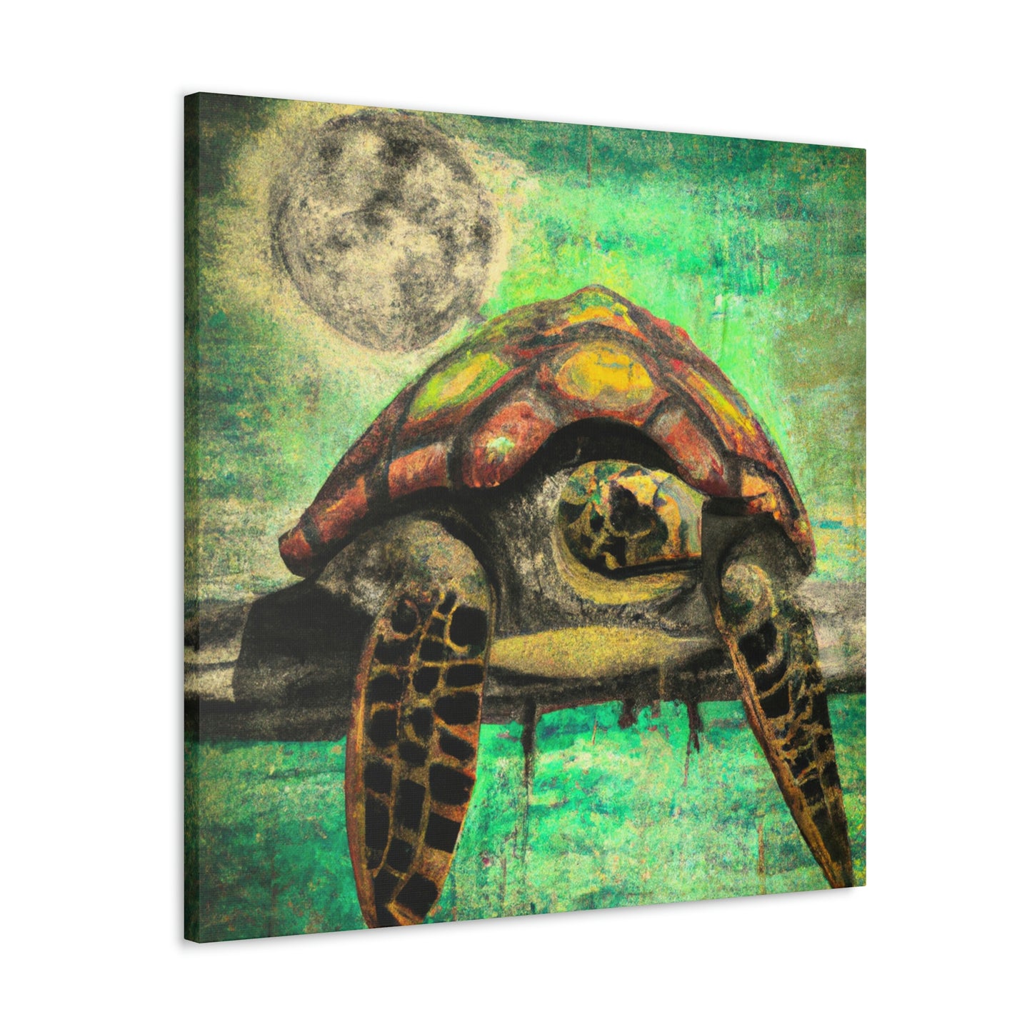 Steampunk Sea Turtle Voyage - Canvas