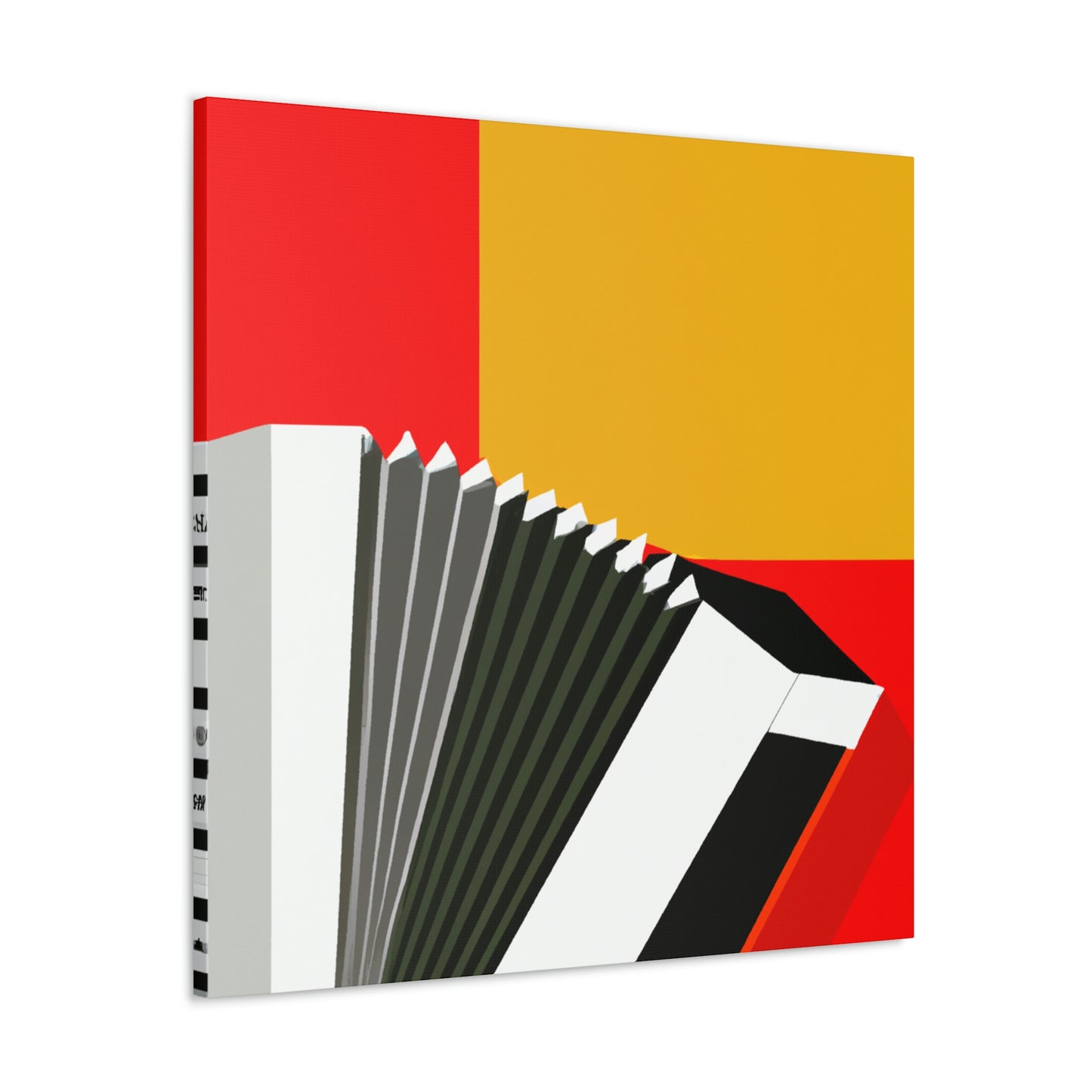 "Accordion Minimalism" - Canvas