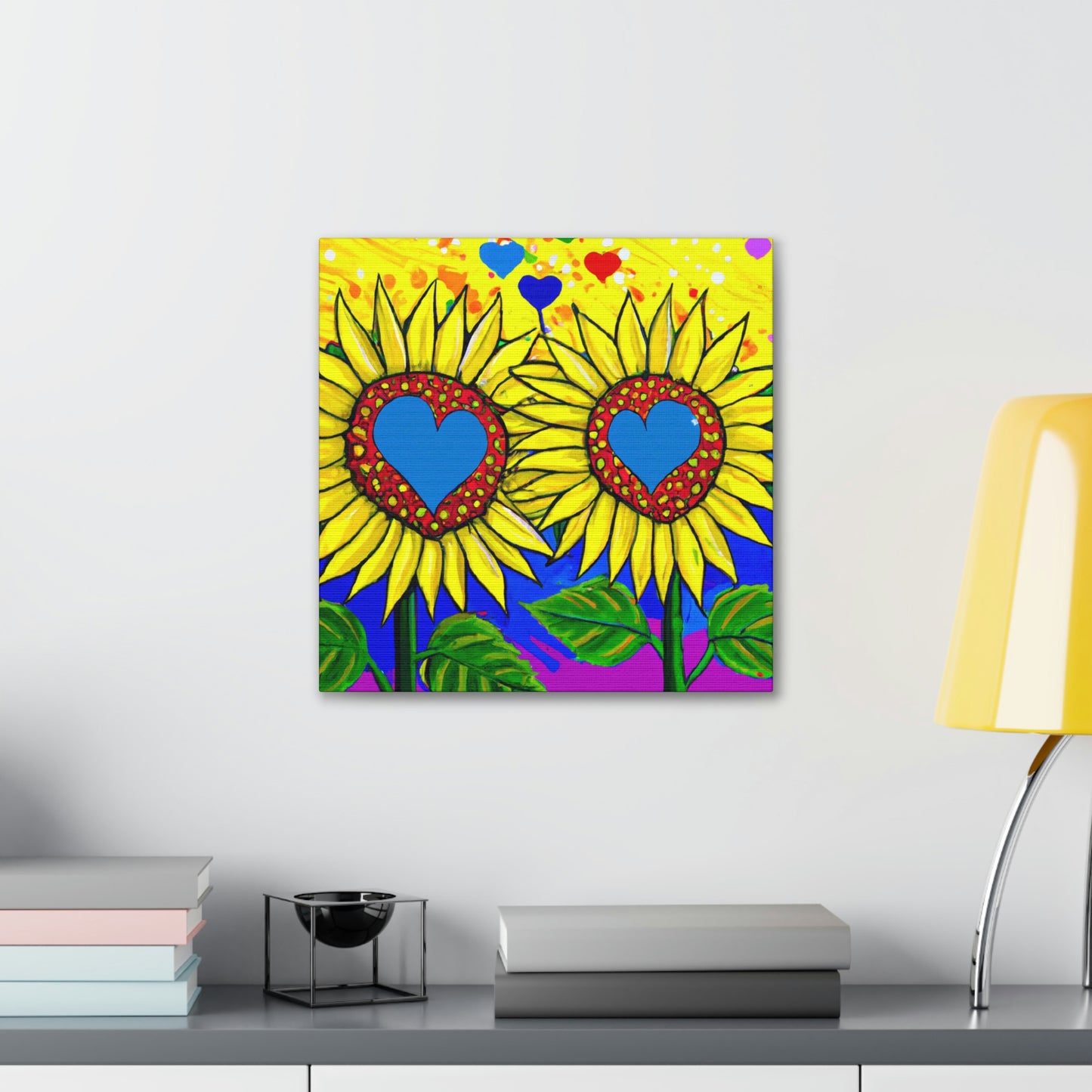 Love in Sunflowers - Canvas