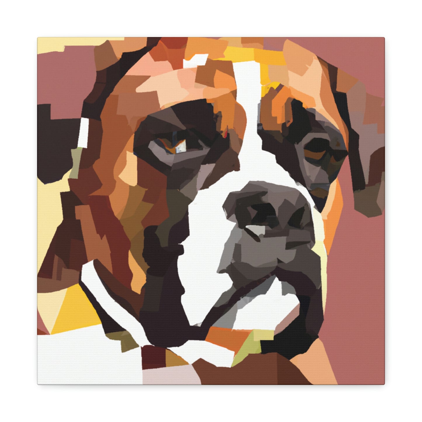 "Boxer In Monochrome" - Canvas