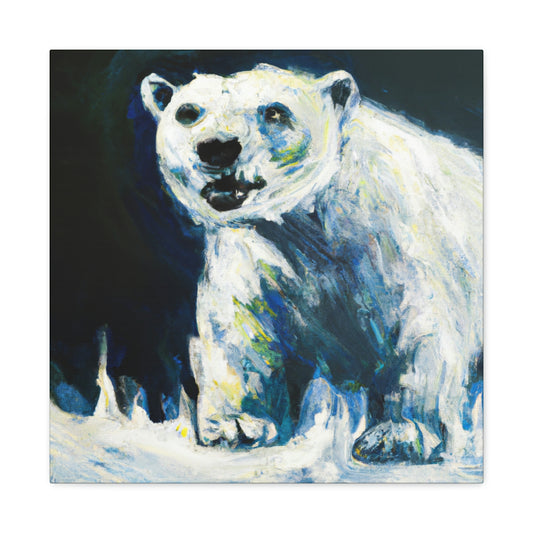 Polar Bear Neoclassicism - Canvas