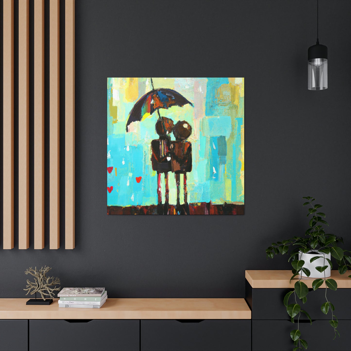 Love in the Rain - Canvas