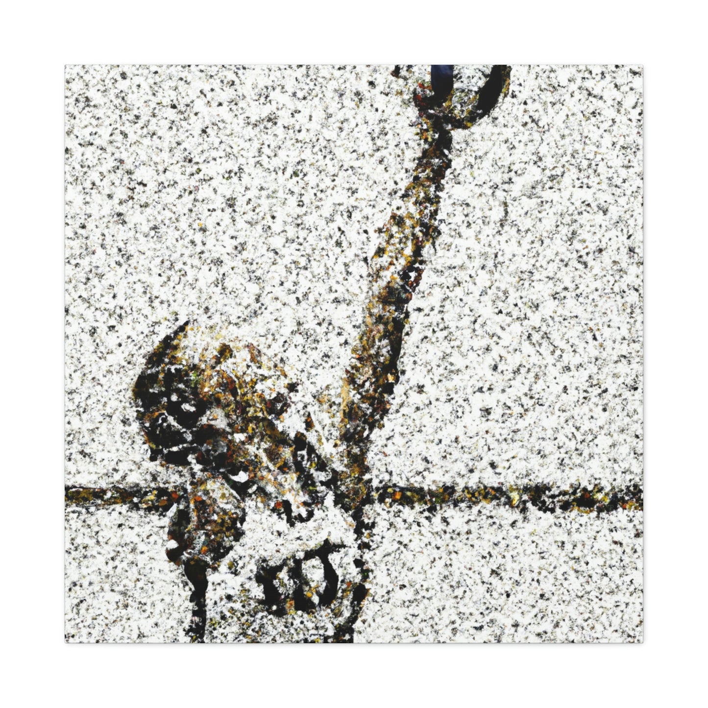 Volleyball in Pointillism - Canvas