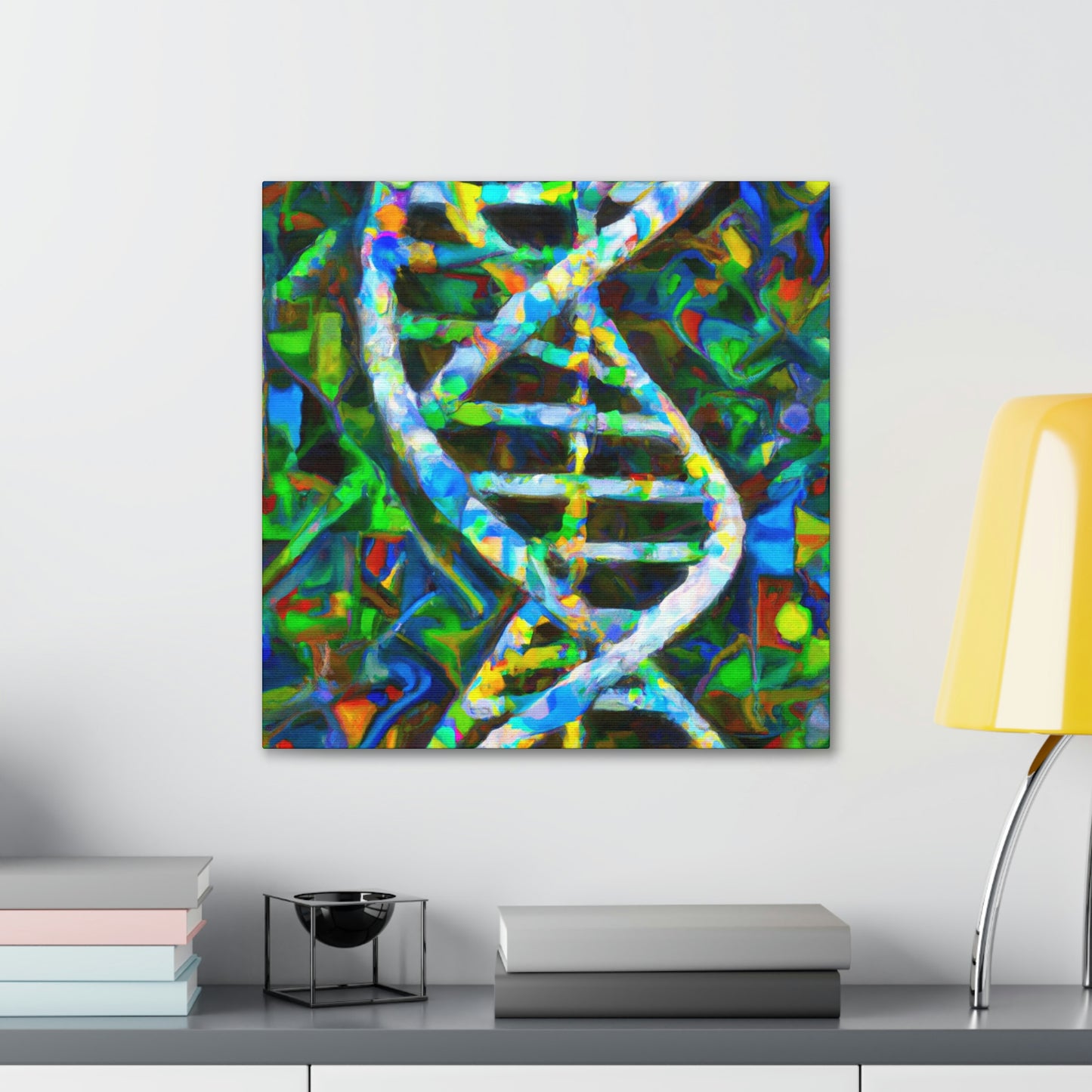 "Chromosomal Color Harmony" - Canvas