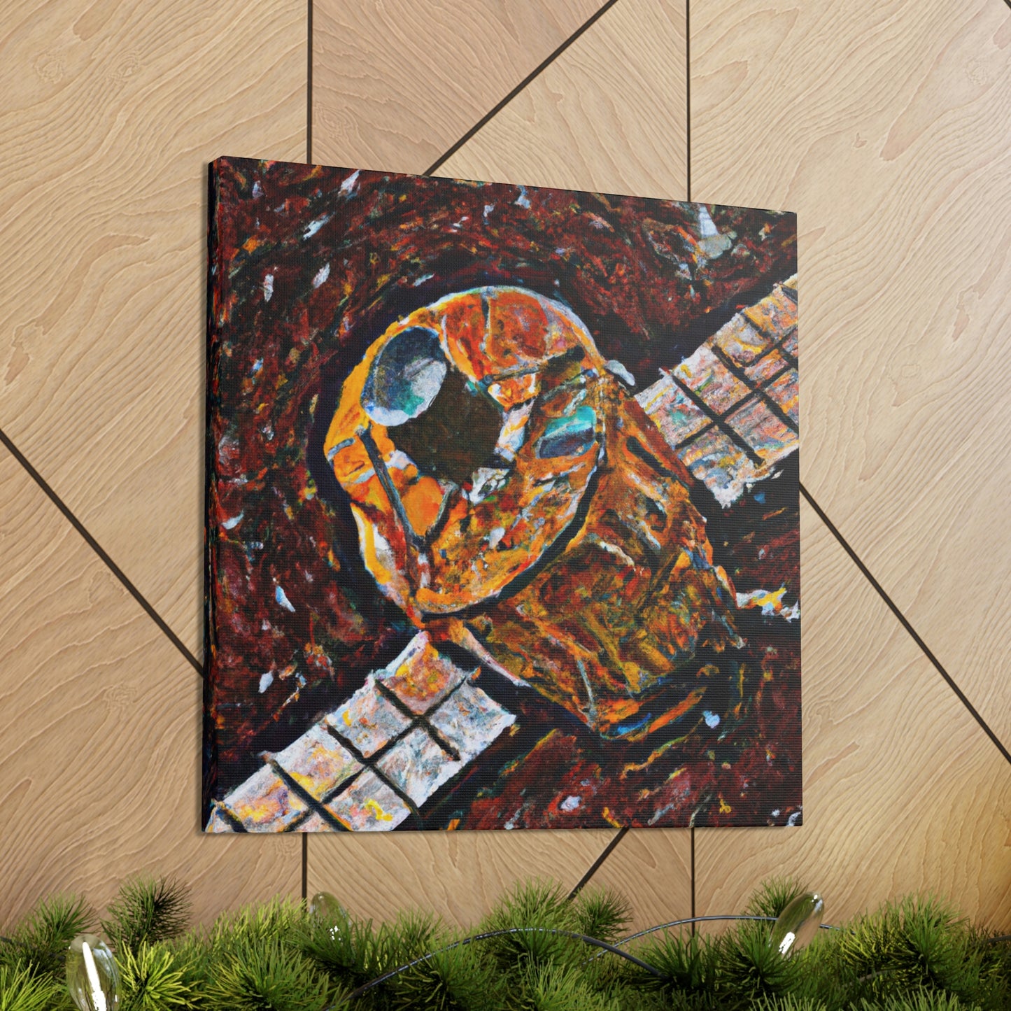 Satellite in Orbit Beauty - Canvas