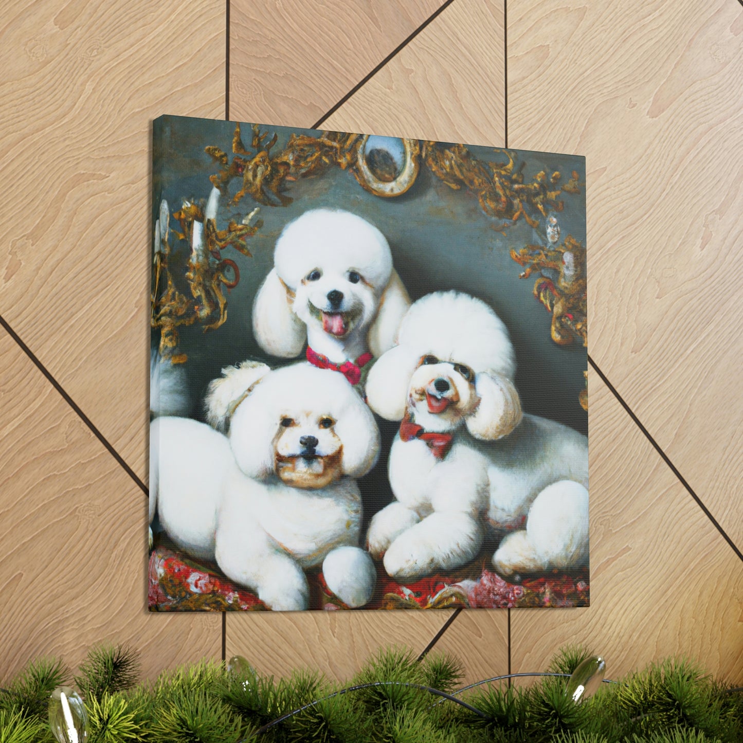 "Bichon Frise Palette" - Canvas