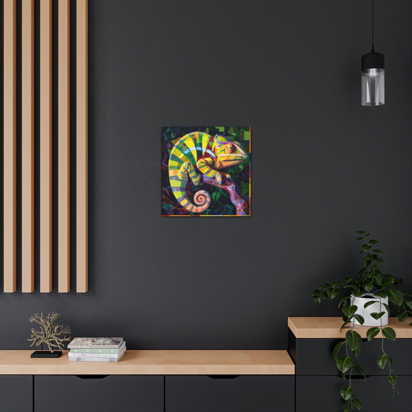 Veiled Chameleon Prism - Canvas