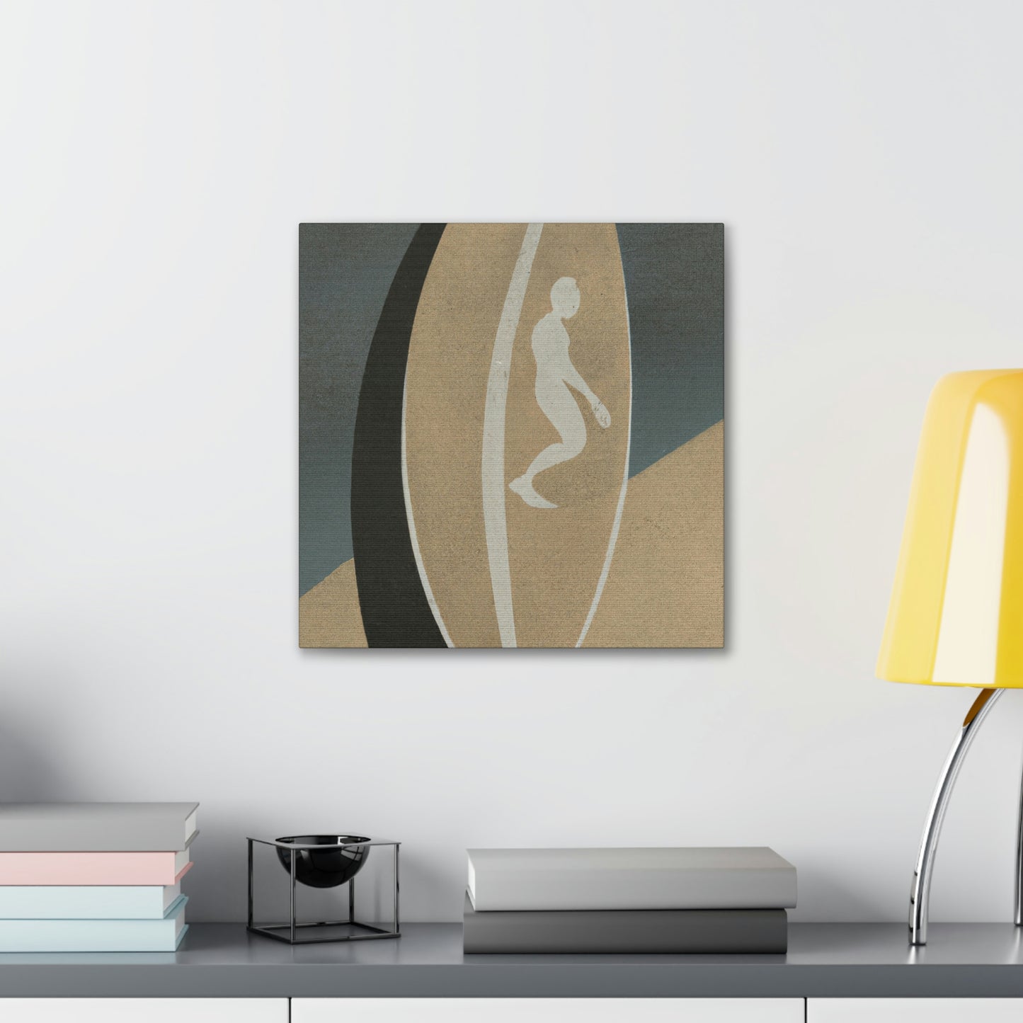 Surfing in Simplicity - Canvas